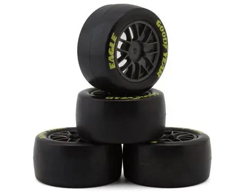 Losi Nascar® Goodyear Eagle Pre-Mounted Tires (4) (Medium) 1