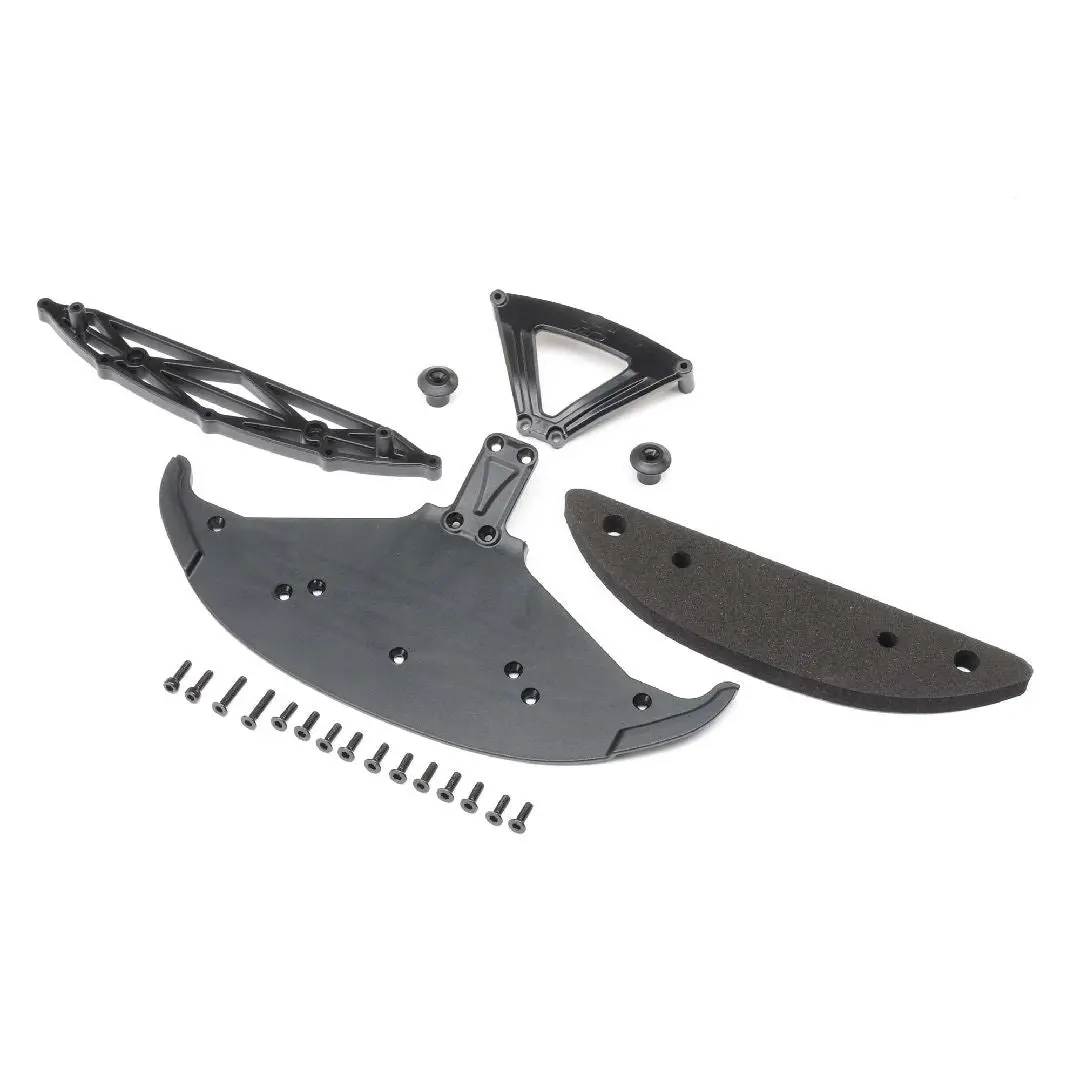 Losi Front Bumper & Splitter: Nascar Grom 1