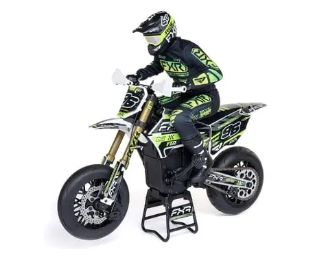 Losi Promoto-Sm Fxr Supermoto Rtr 1/4 Brushless Motorcycle (White/Frx) W/2.4Ghz Radio 1