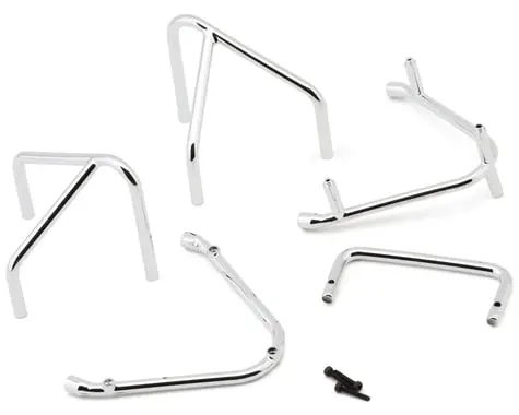 Losi 22S Sprint Rear Bumper Set (Chrome) 1