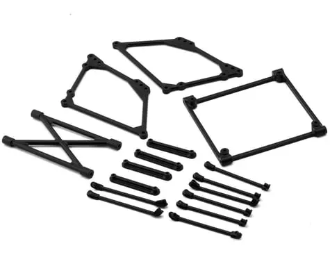 Losi 22S Sprint Top Wing Mount Set (Black) 1