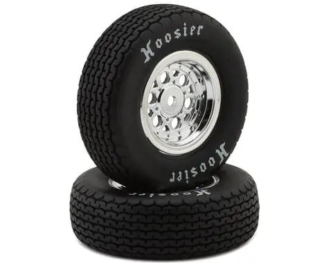Losi 22S Sprint Front Pre-Mounted Hoosier Tires (Chrome) (2) (Soft) 1