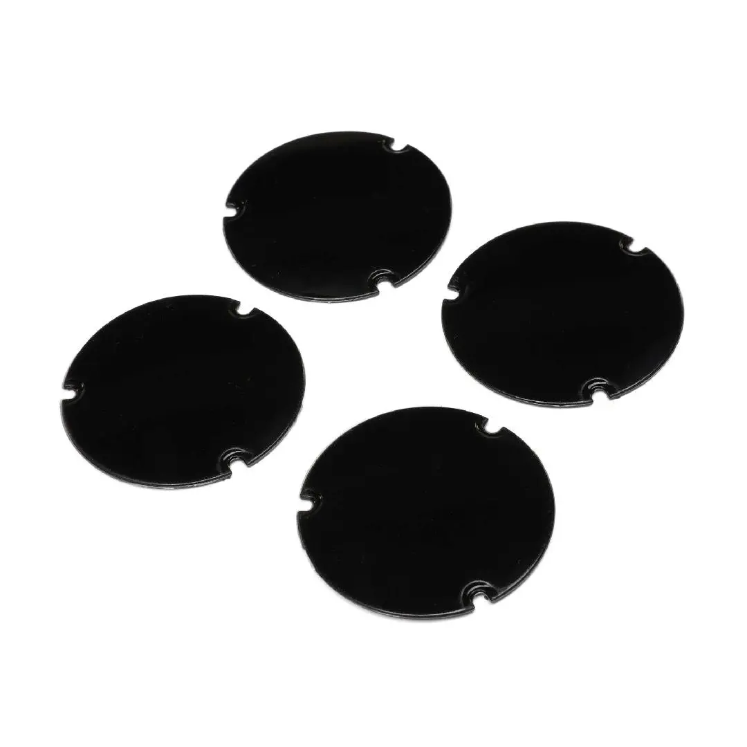 Losi Wheel Cover Set, Black: 22S Sprint 1