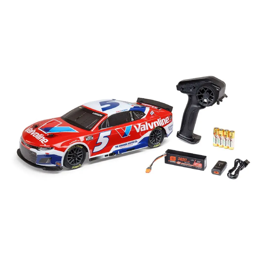 Losi 1/12 Nascar Larson #5 Brushed Awd Rtr (B&C Incl) - Red 1