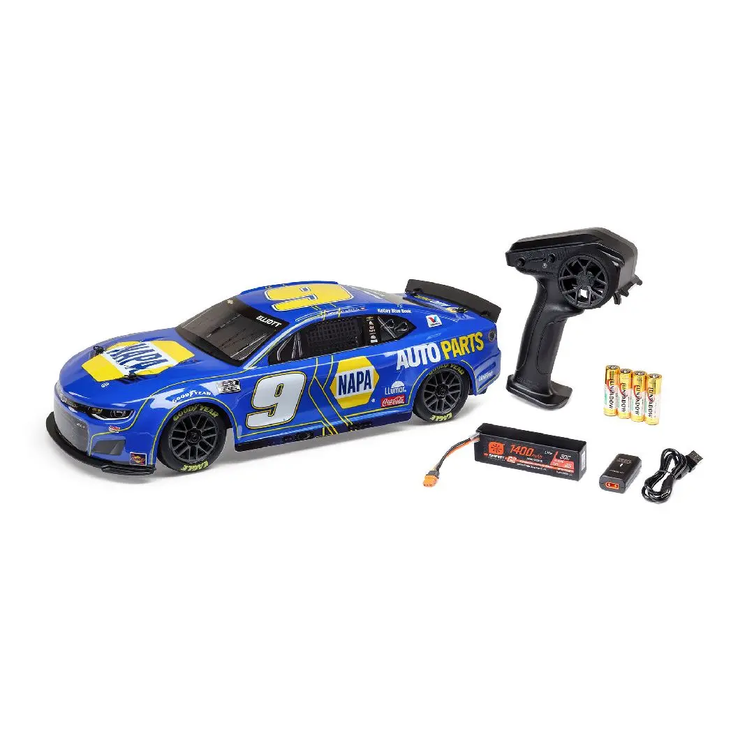 Losi 1/12 Nascar Elliott #9 Brushed Awd Rtr (B&C Incl) - Blue 1