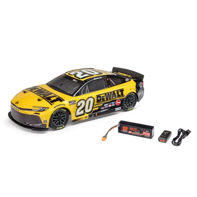 Losi 1/12 Nascar Bell #20 Brushed Awd Rtr (B&C Incl) - Yellow 1