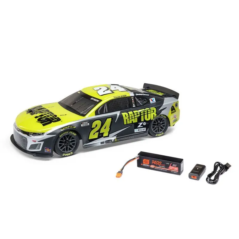 Losi 1/12 Nascar Byron No. 24 2S Awd Brushed (B&C Incl) - Black 1