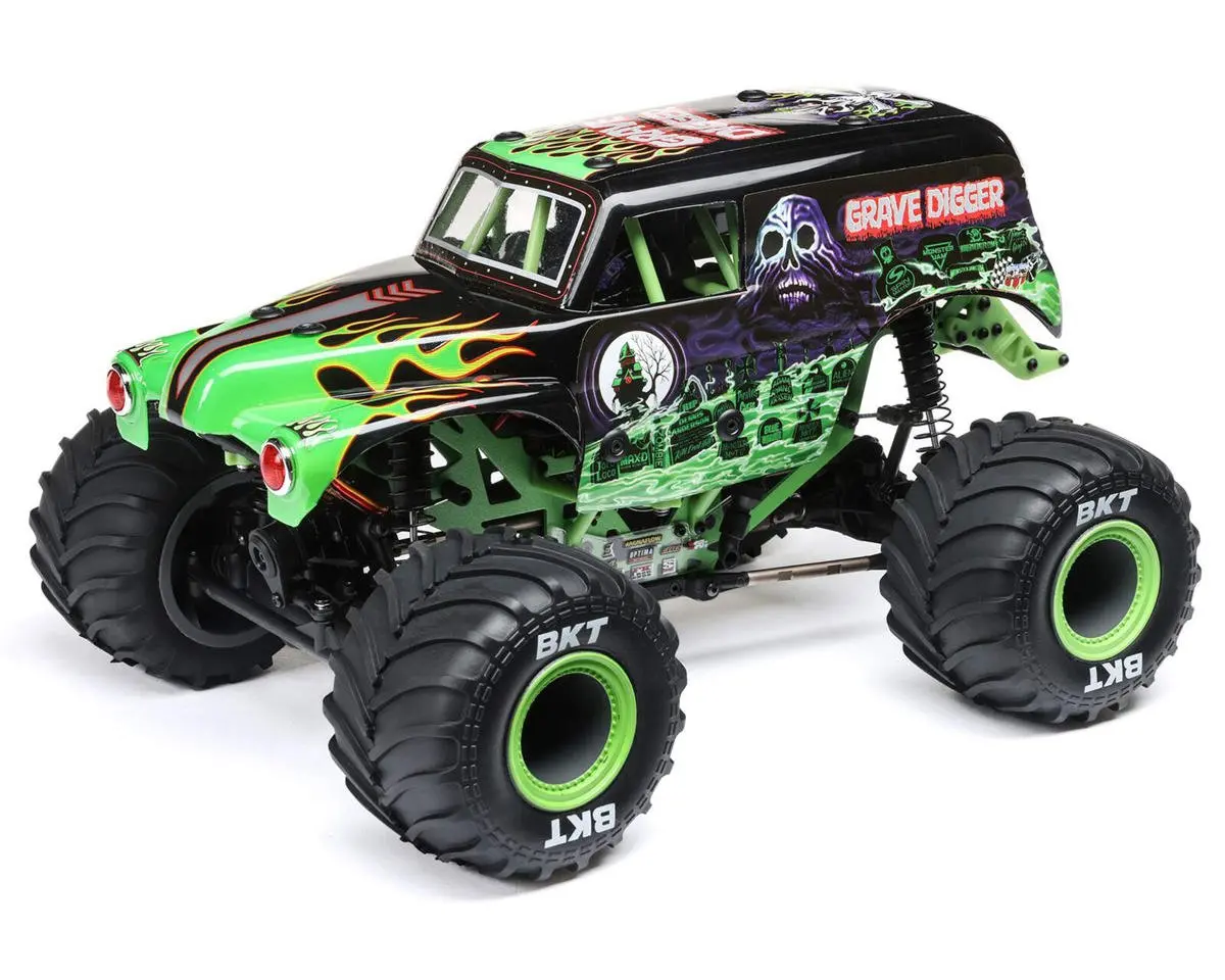 Losi Mini Lmt Grave Digger Body Set (Clear) 1