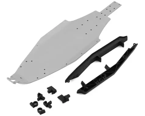 Losi 1970 Chevelle 1/16 Mini Drag Chassis & Side Guard Set 1