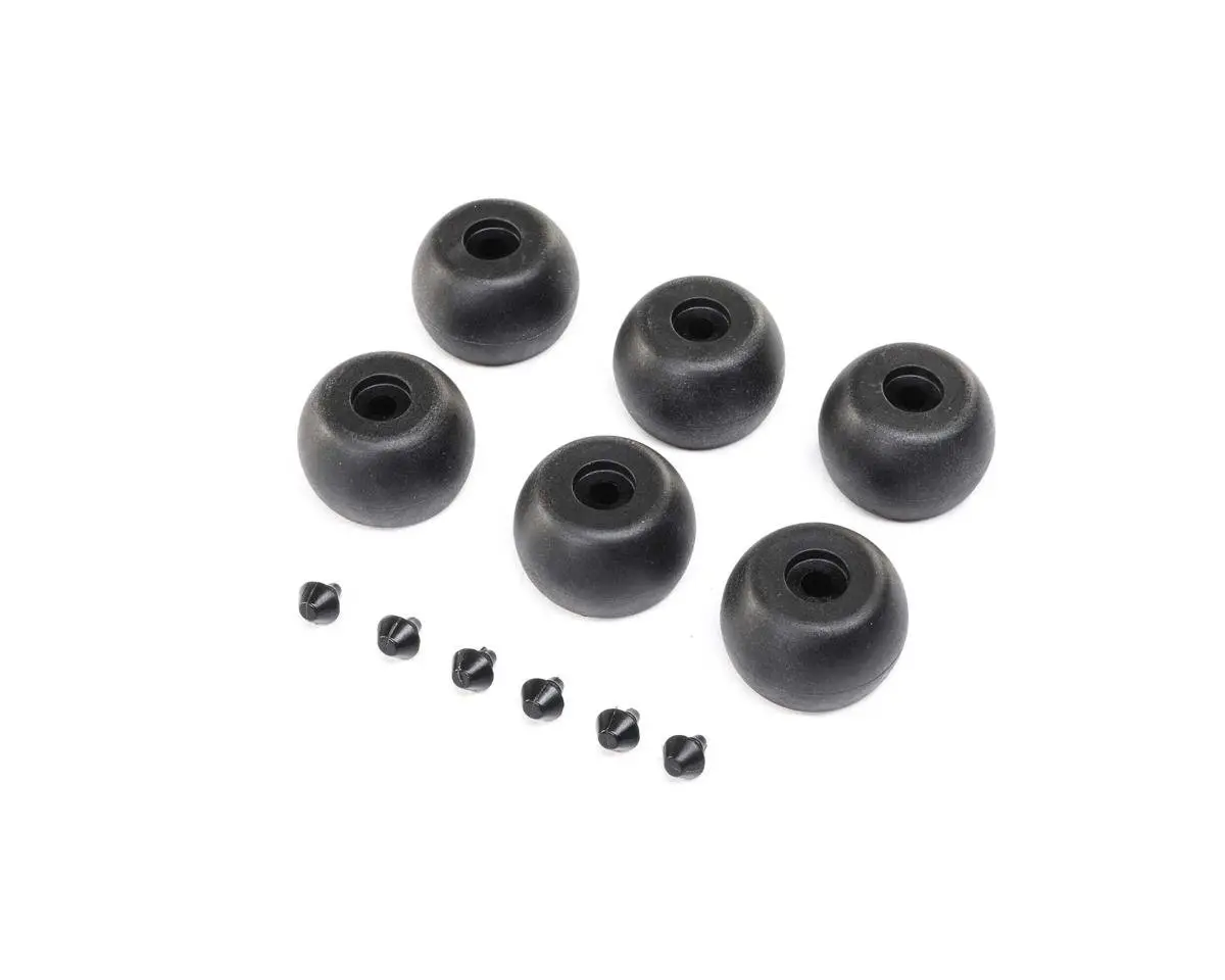 Losi Promoto-Mx Lean Bar Wheels & Stops (6) 1