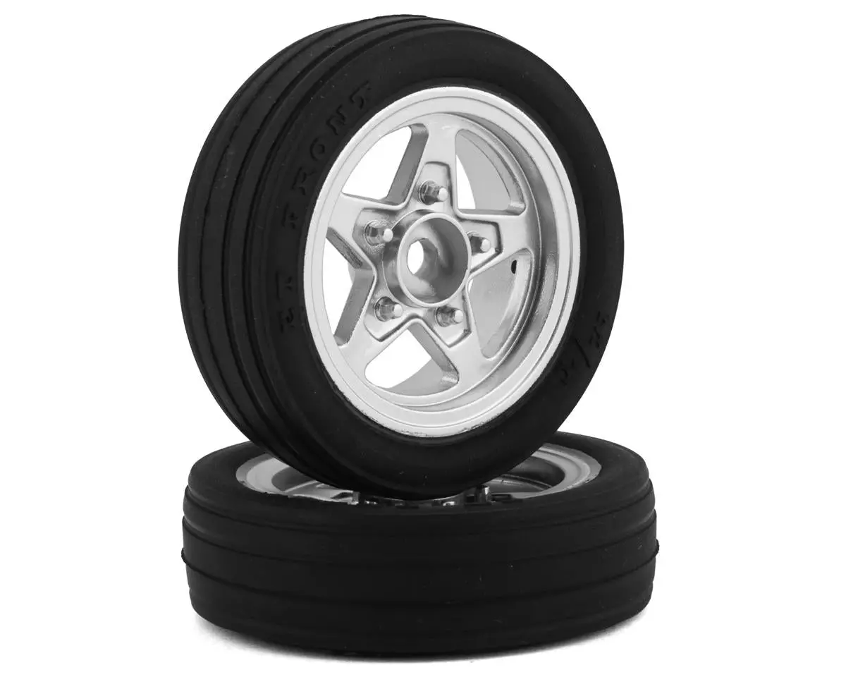 Losi 1/16 Mini Drag Pre-Mounted Mickey Thompson Tires (Front) W/8Mm Hex 1