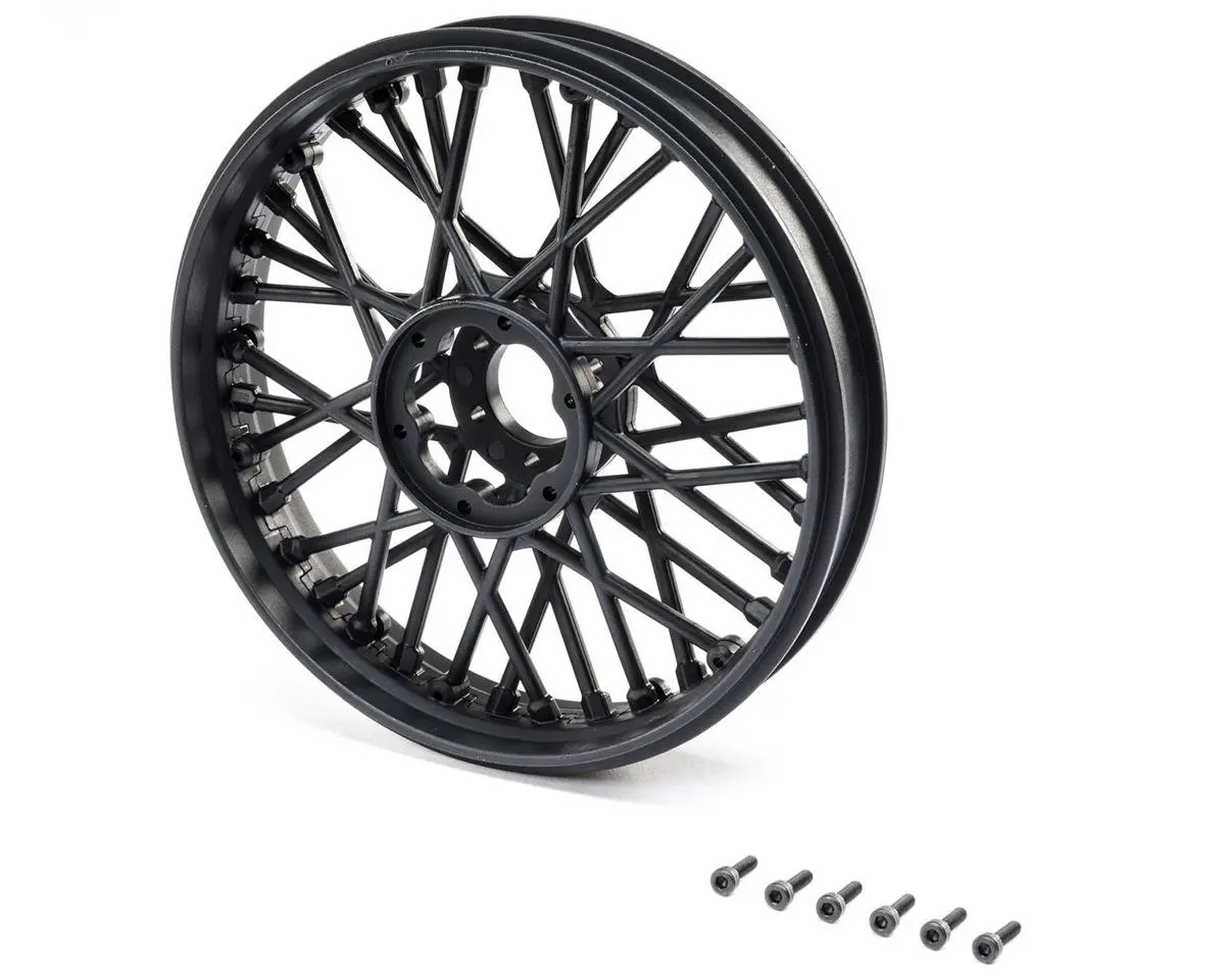 Losi Promoto-Mx Front Wheel Set (Black) 1