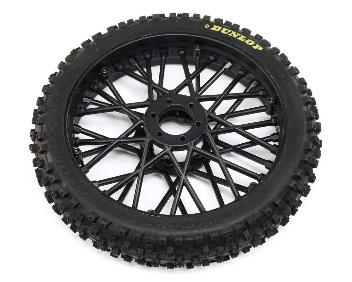 Losi Promoto-Mx Dunlop Mx53 Front Pre-Mounted Tire (Black) 1