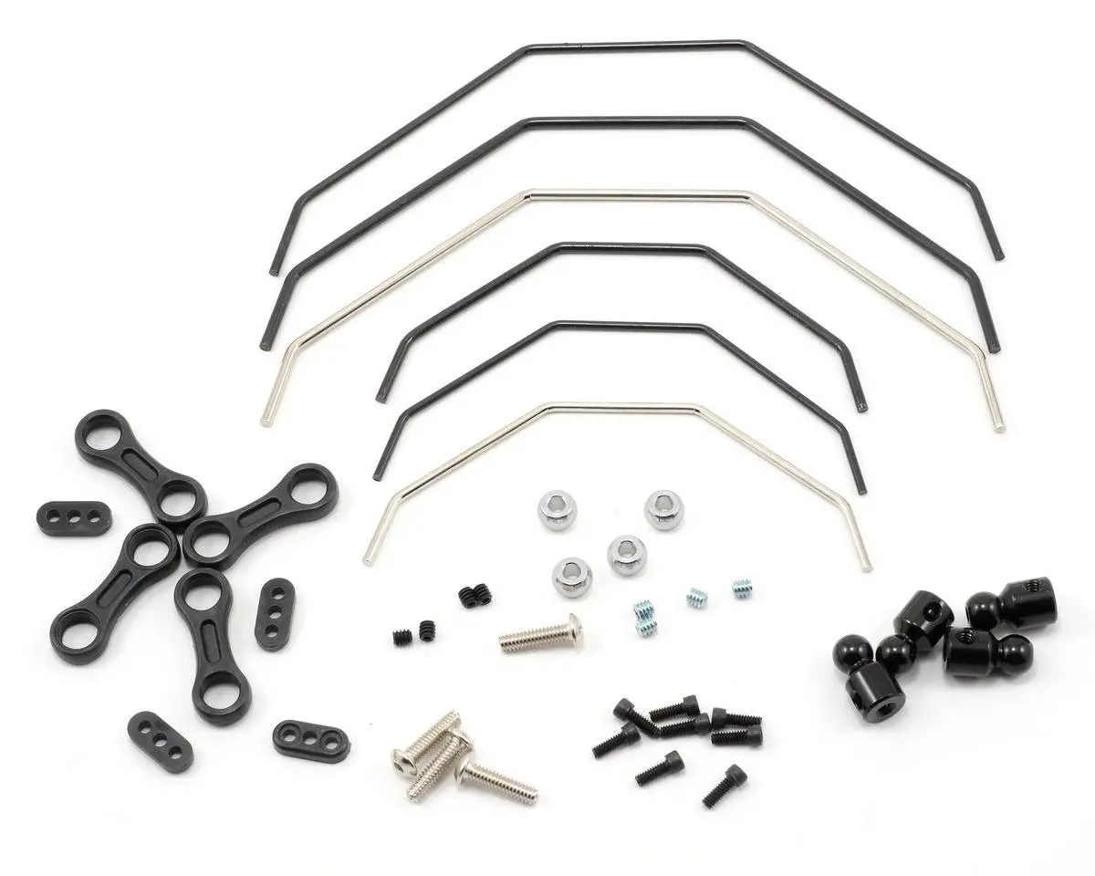 Losi Front & Rear Sway Bar Kit (Ten-T) 1