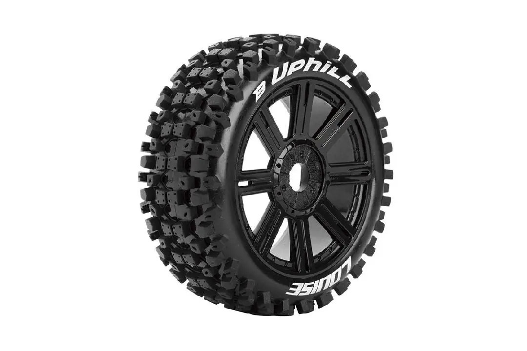 Louise R/C B-Uphill 1/8 Buggy On Spoke/Black Wheels (2) 1