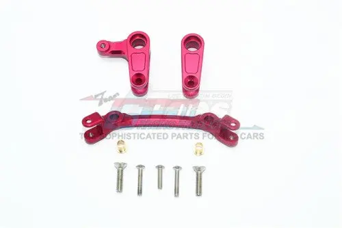 Gpm Racing Aluminium Steering Assembly - 10Pcs Set Red 1