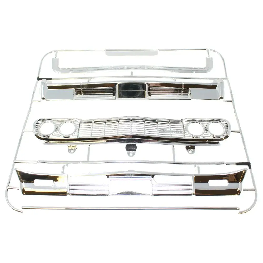 Redcat 1964 Impala Chrome Bumpers & Grill V2 (1Set) 1