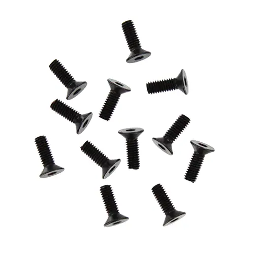 Redcat 4X12mm Countersunk Hex Machine Thread Screws (12Pcs) 1