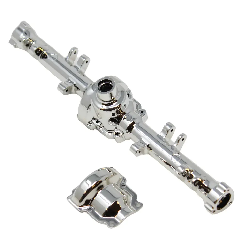 Redcat Rear Axle Housing Assembly And Cap (Chrome) (1Pc) 1