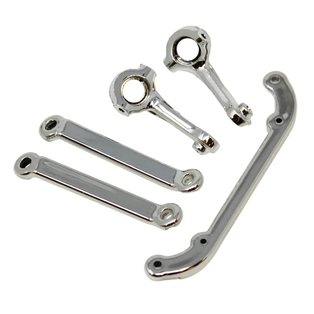 Redcat V2 Steering Arms L/R And V2 Toe Links (Chrome) (1Set) 1