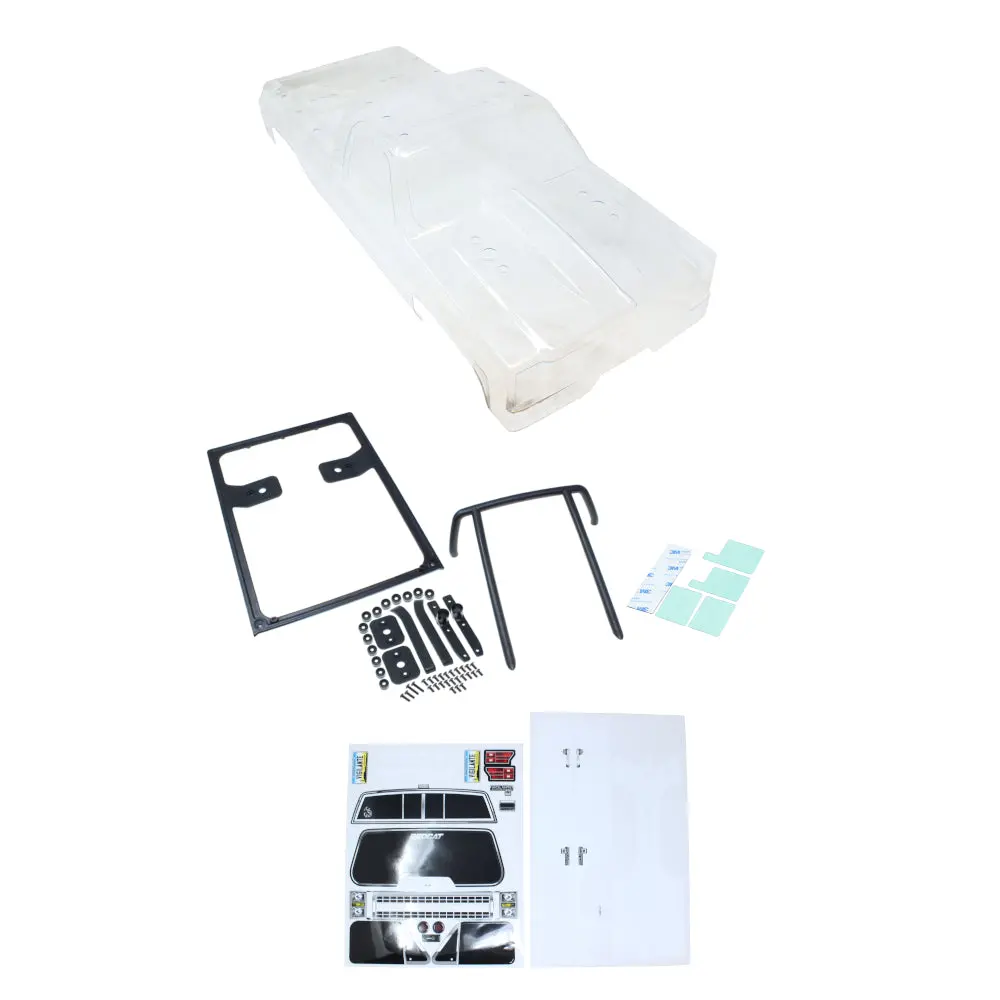Redcat Vigilante 1/5Th Body W/ Decals And Accessories (Clear) (1Set) 1