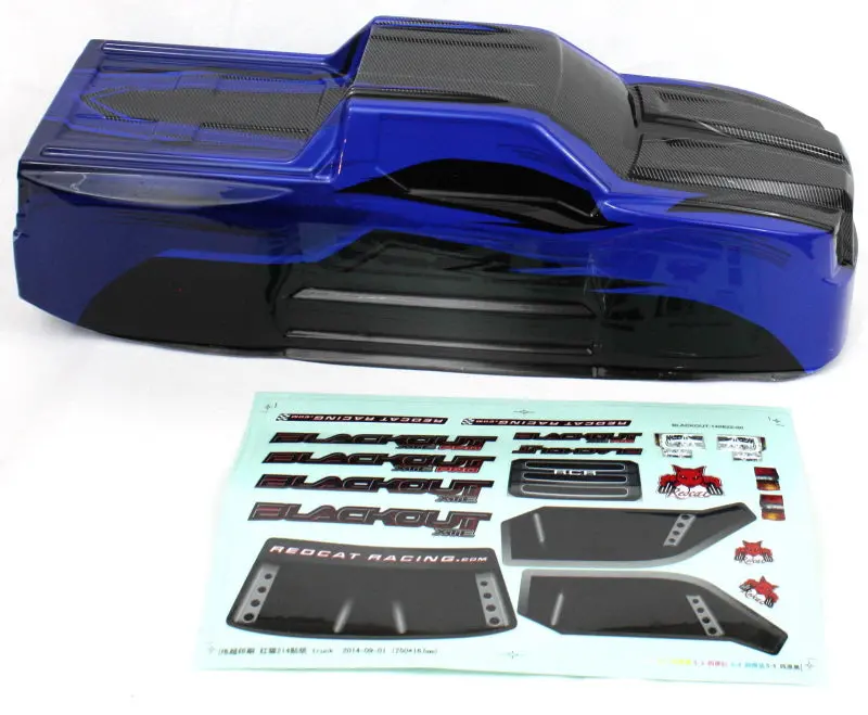 Redcat 1/10 Truck Body W/ Stickers (Blue)(1Pc) 1
