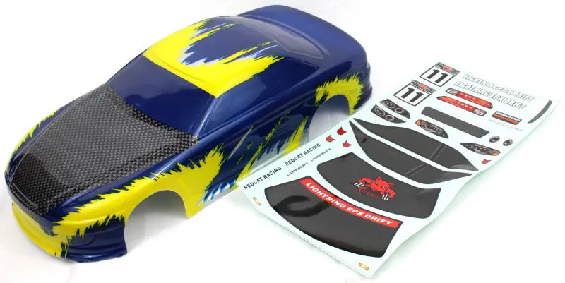 Redcat 1/10 On-Road Body (Blue/Yellow)(1Pc) 1