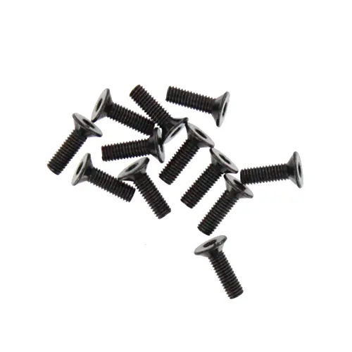 Redcat 3X10mm Countersunk Hex Machine Thread Screws (12Pcs) 1