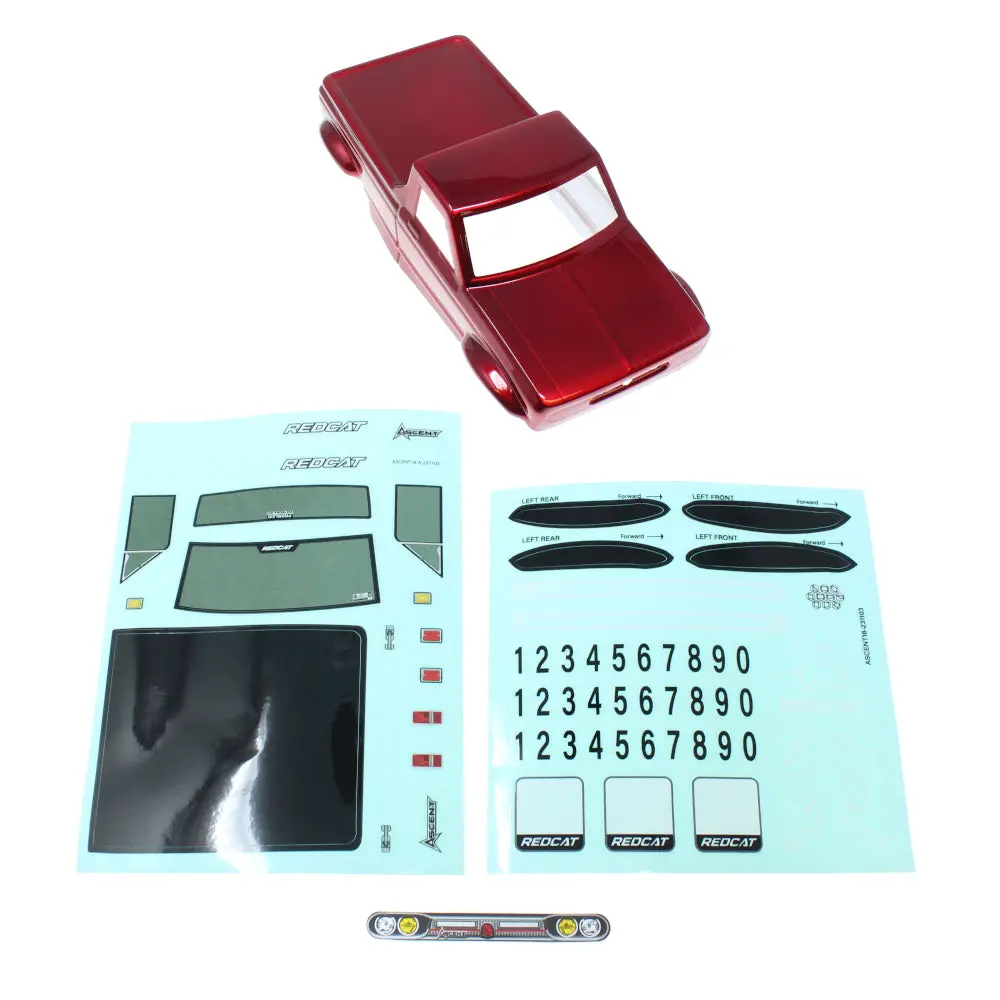 Redcat Ascent 18 Crawler Body (Red)(1Pc) 1