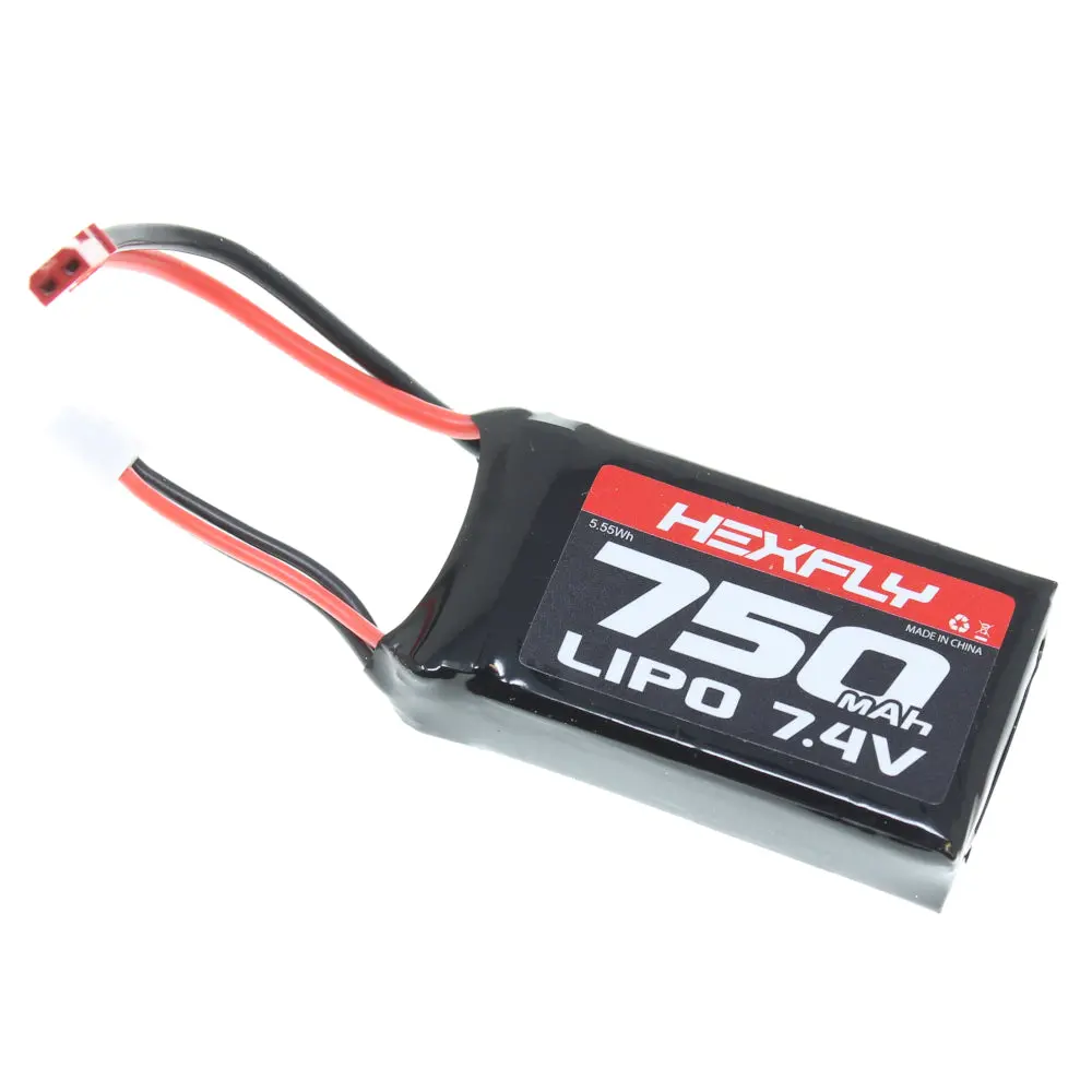 Redcat 2 Cell 7.4V 750Mah Lipo Battery W/ Jst Connector  (1Pc) 1