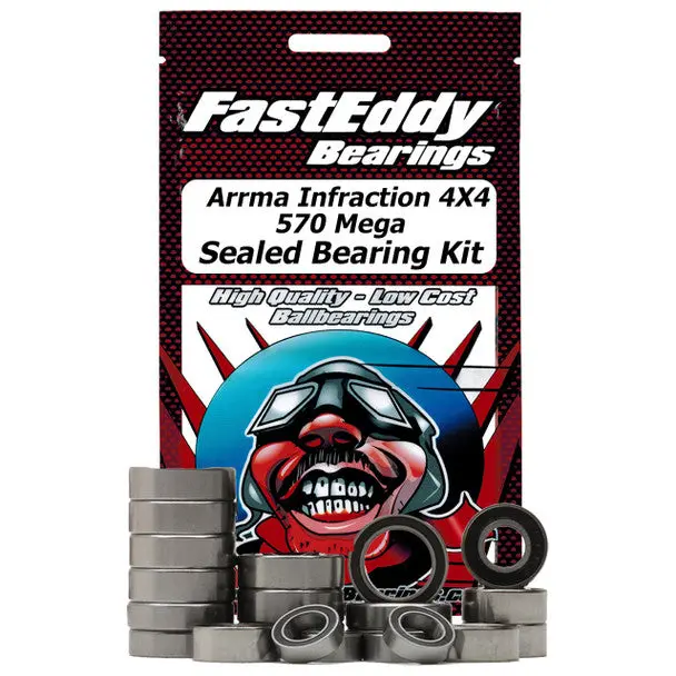 Fast Eddy Arrma Infraction 4X4 570 Mega Sealed Bearing Kit 1