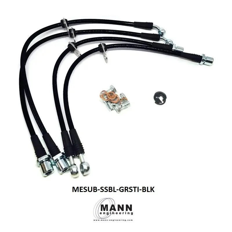 Mann Engineering Stainless Steel Brake Line Kit for 2008–2014 Subaru STI - Image 2