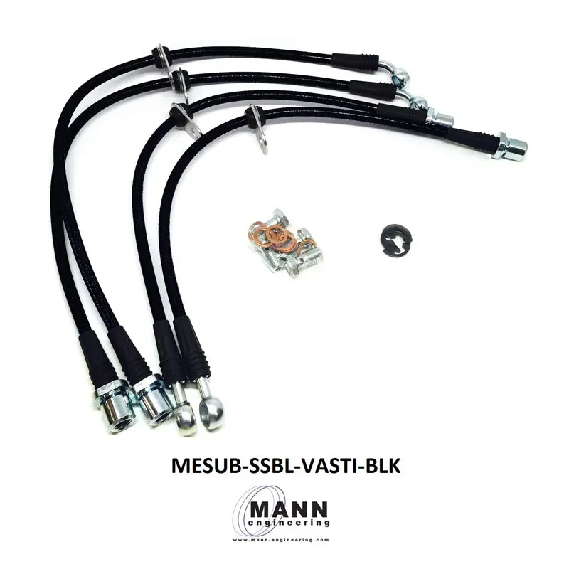 Mann Engineering Stainless Steel Brake Line Kit for 2015–2017 Subaru STI