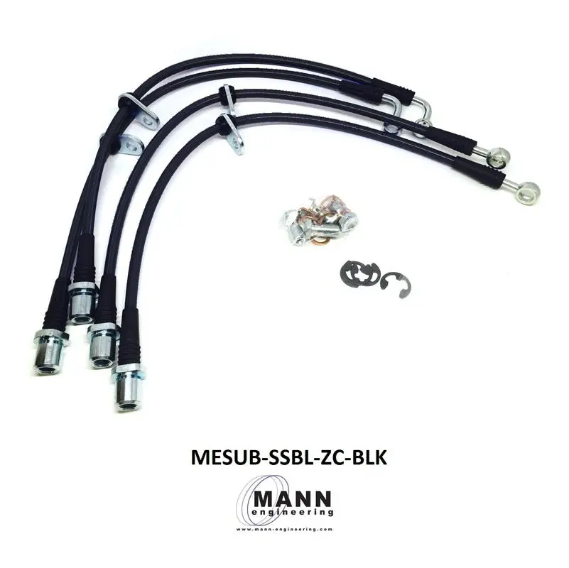 Mann Engineering Stainless Braided Brake Lines – 2013–2020 BRZ