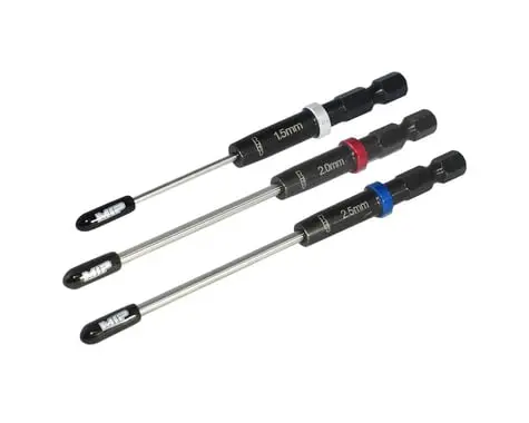 Mip Gen 2 Speed Tip Hex Driver Power Tool Tip Set (Metric) (1.5, 2.0 & 2.5Mm) 1