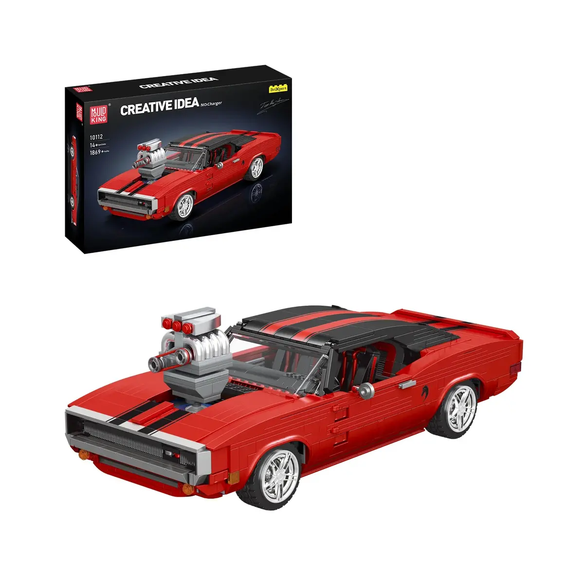 Dodge Charger War Horse Building Blocks Toy 1