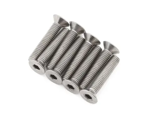 Mugen Seiki Sjg Titanium Flat Head Screw Set (3X16mm) 1