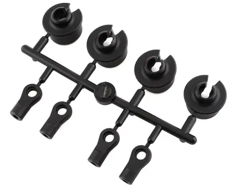 Mugen Seiki Mbx8 Damper End & Spring Retainer Set 1