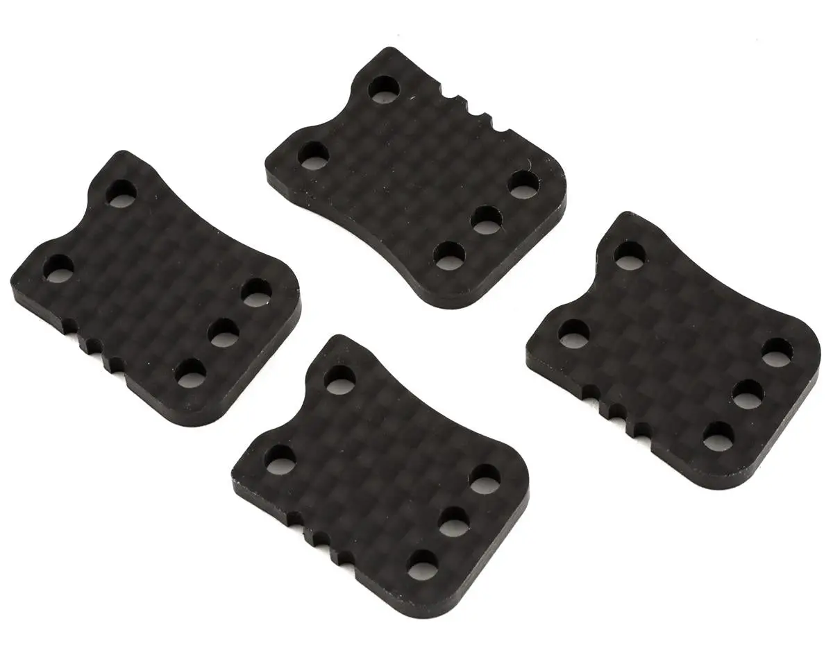 Mugen Seiki Mbx8r Graphite Rear Camber Link Plates (4) (+3) 1
