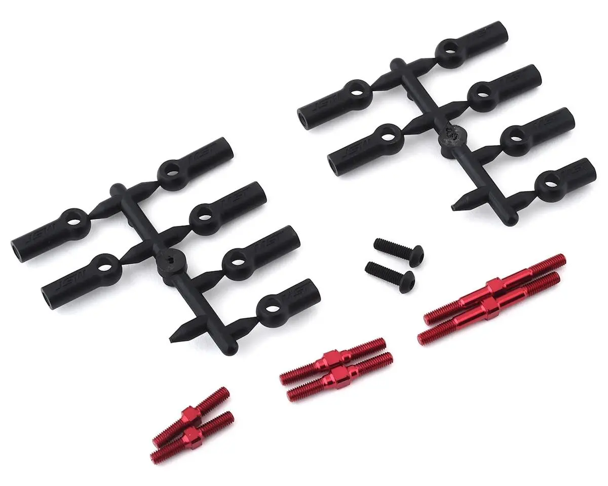 Mst Rmx 2.0 Aluminum Turnbuckle Shaft Set (Red) 1