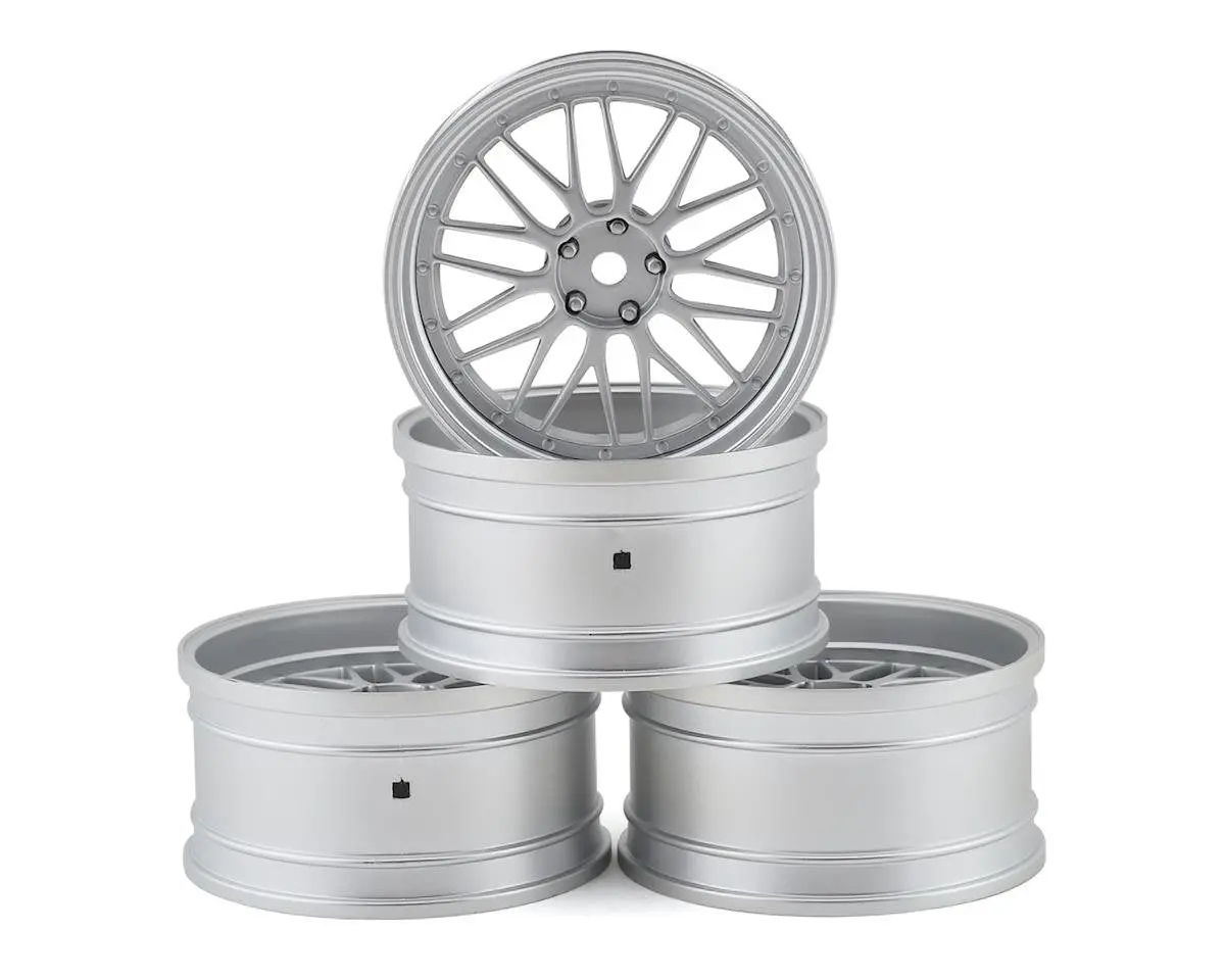 Mst Lm Wheel Set (Flat Silver) (4) (Offset Changeable) 1