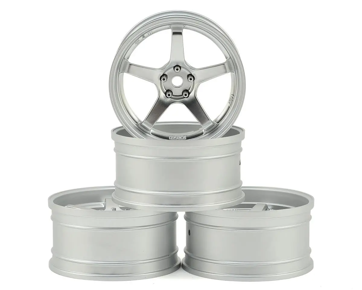 Mst Gt Wheel Set (Matte Silver/Matte Silver) (4) (Offset Changeable) 1