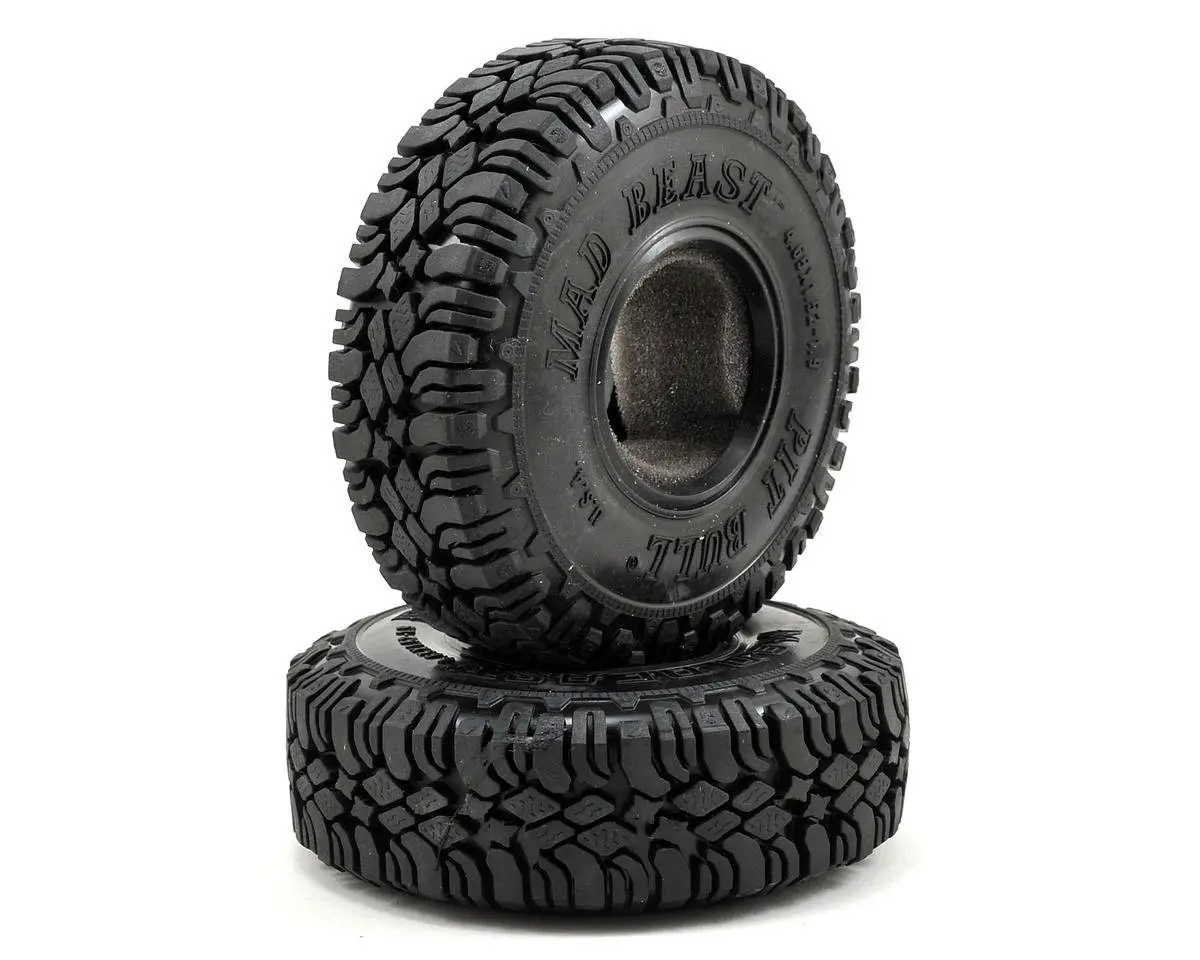Pit Bull Tires Mad Beast 1.9" Scale Rock Crawler Tires (2) (Komp) 1
