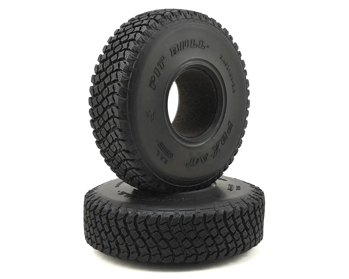 Pit Bull Tires Pbx A/T Hardcore 2.2 Scale Crawler Tires W/Foam (2) (Alien) 1