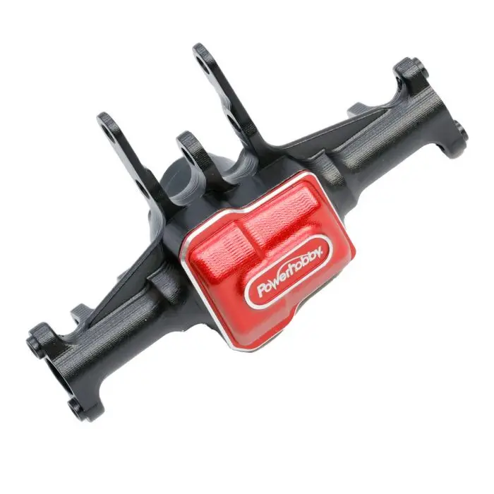 Powerhobby Aluminum Front Axle Housing Black Traxxas Trx-4M 1
