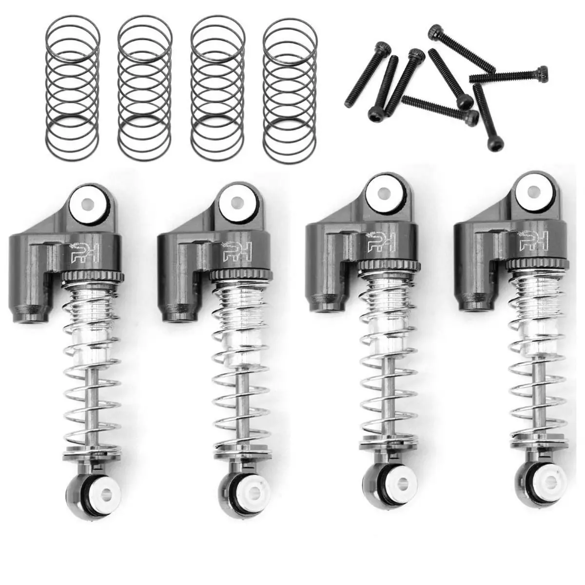 Powerhobby Axial Scx24  Aluminum Shocks Grey 1
