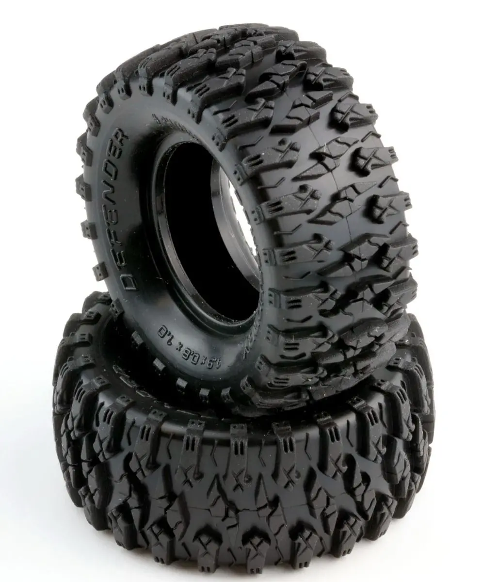 Power Hobby - Defender 1.0" Micro Crawler Tires 1/24 Axial Scx24 1