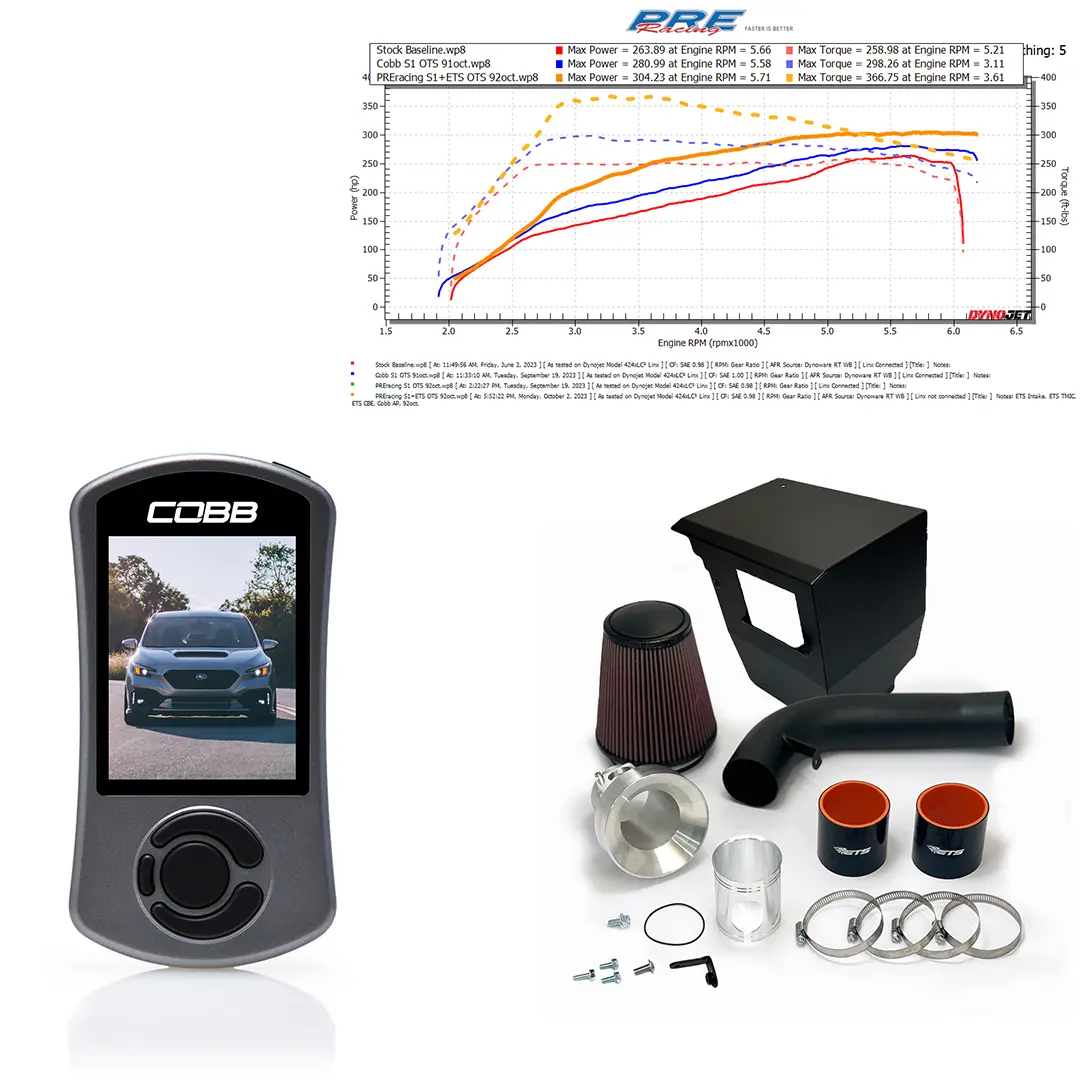 Preracing Stage 1+ Ets Power Package - Fits 2022-2025 Subaru Wrx 1