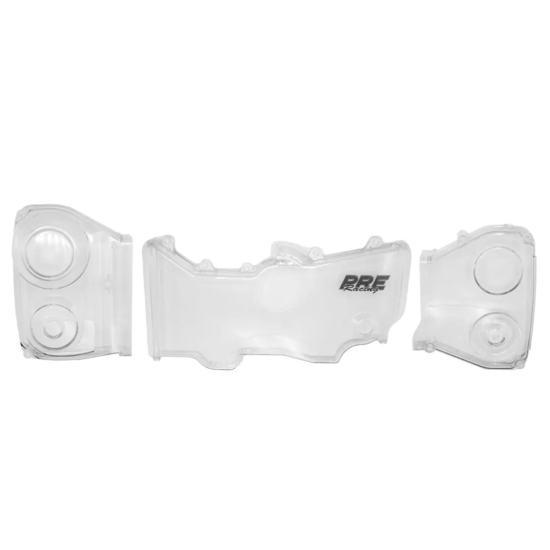 Dual Avcs Clear Timing Belt Covers - Fits 08-21 Subaru Sti 1
