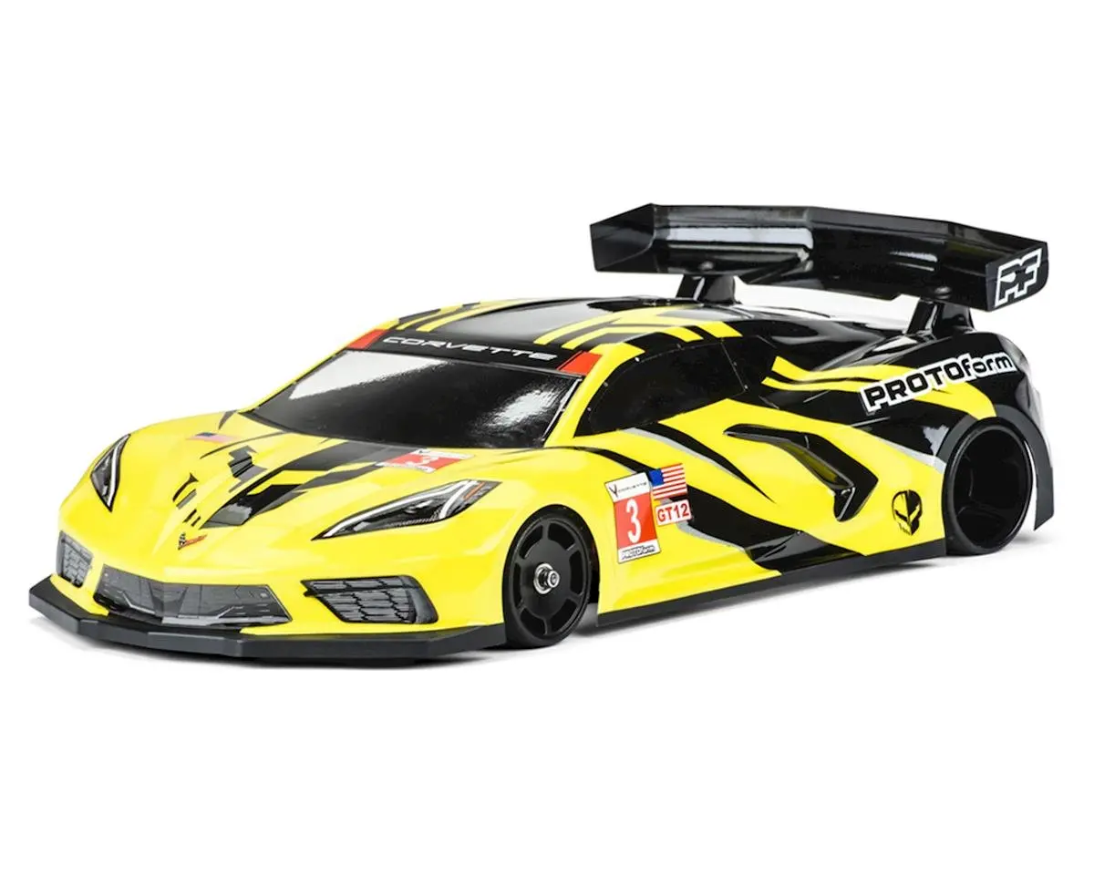Protoform Chevrolet Corvette C8 Gt12 Body (Clear) 1